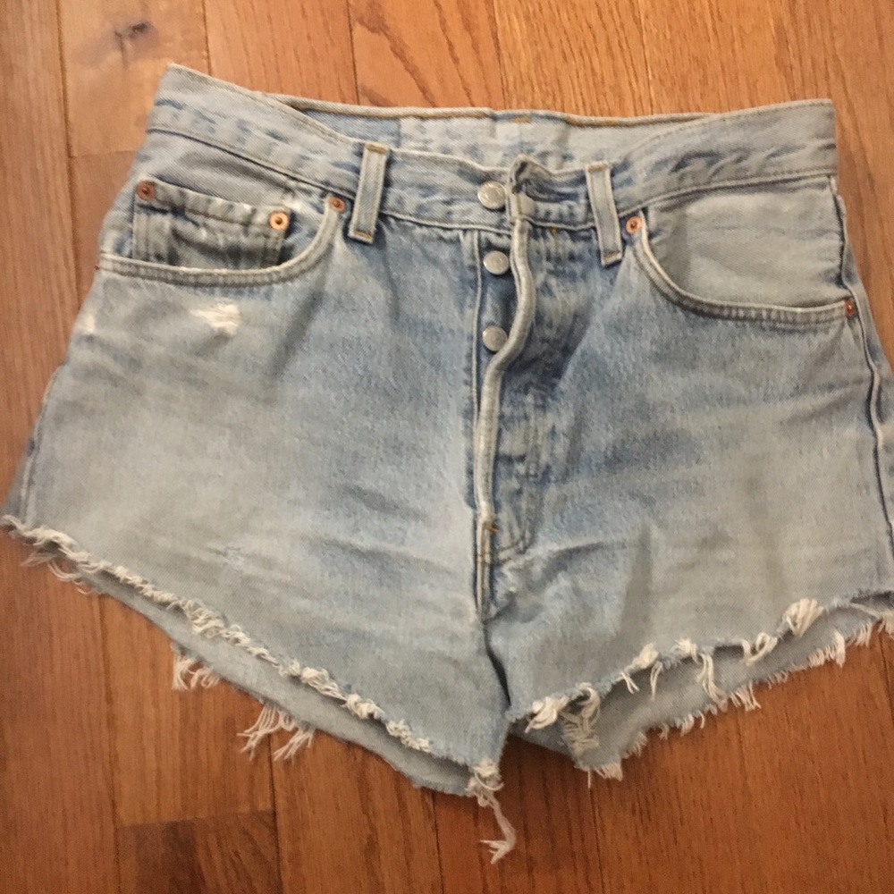 Levi denim shorts